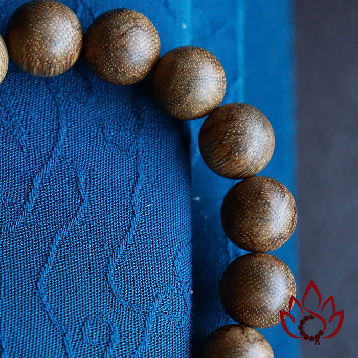 Vòng Trầm Hương Hạt Tròn | 12 Ly | Trầm Tốc Banh Tự Nhiên